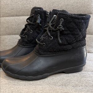 Sperry Black Winter Boots